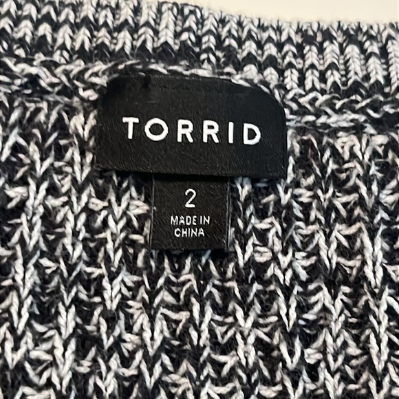 Torrid Marled Slouchy Tunic Sweater Torrid Size 2, US Size 18-20 - Picture 7 of 11